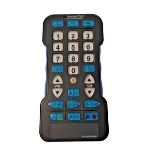 Simplicity DVR RT-U27A DVR Oversized Universal Remote Illuminated Tested